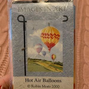 New Images in Art Garden Outdoor FLAG 15x11 Hot Air Balloons #07203 Robin Moro